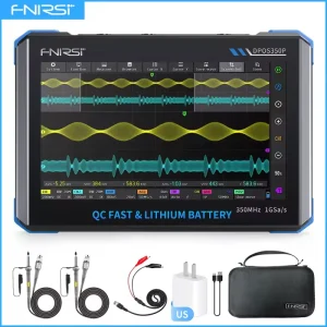 FNIRSI DPOS350P 4in1 Tablet Oscilloscope 2 Channel 350MHz Signal Generator