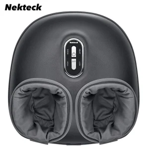 Nekteck Foot Massager Heating Therapy Air Compression Shiatsu Knead Roller
