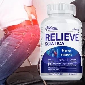 Relieve Sciatica Capsules - Contains B Vitamins To Support Sciatic Nerve Health