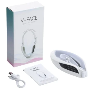 Electric V Face Lifting Beauty Device 6 Modes 8 Levels EMS Micro-current Firming Facial Massager